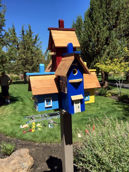 The Blue Birdhouse